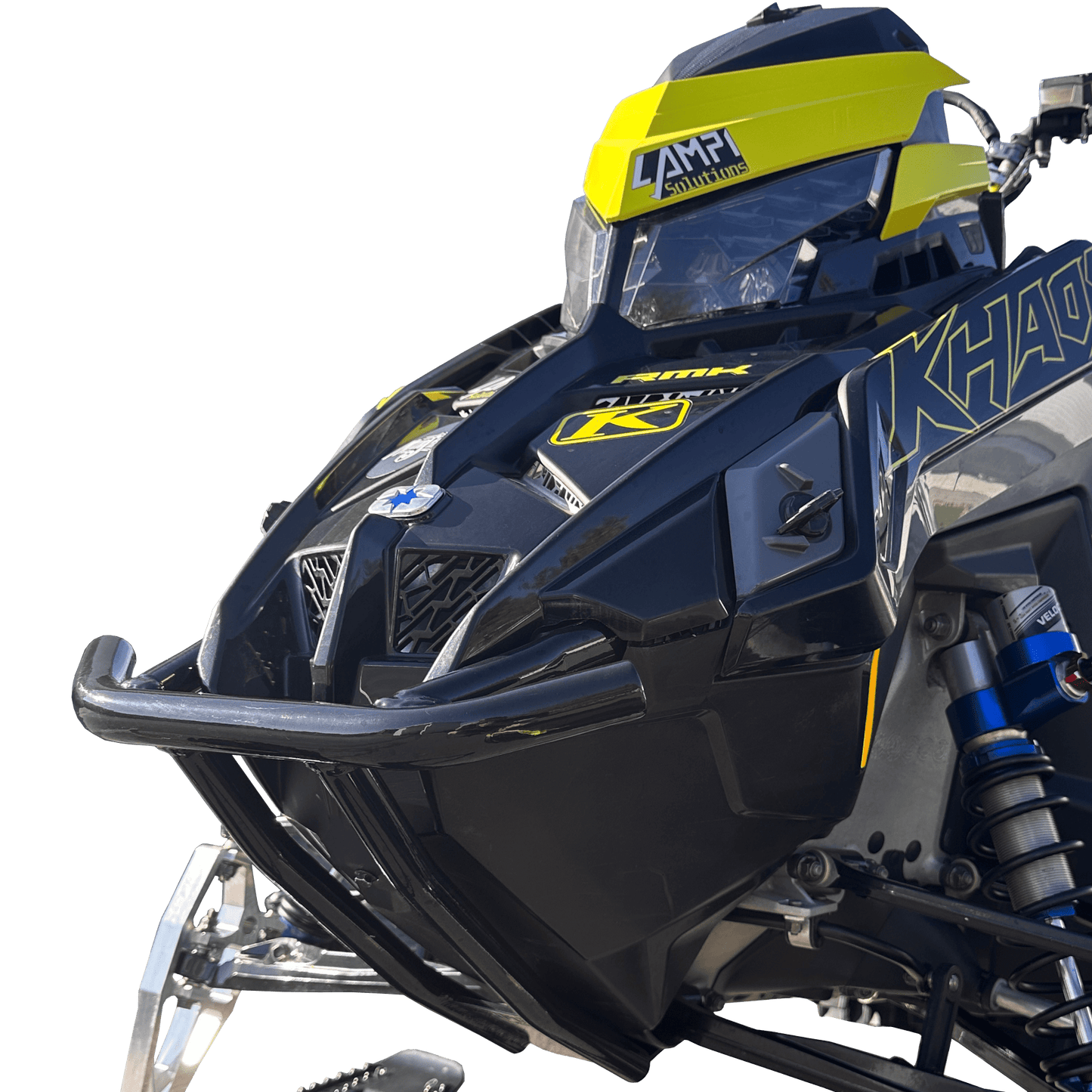 Polaris Axys / Matryx Etupuskuri, Puolikiiltävä musta