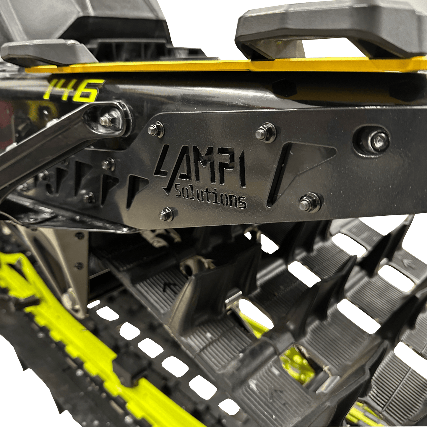 Polaris Matryx RMK Khaos 146" Slash Bakre stötfångare, Halvblank svart