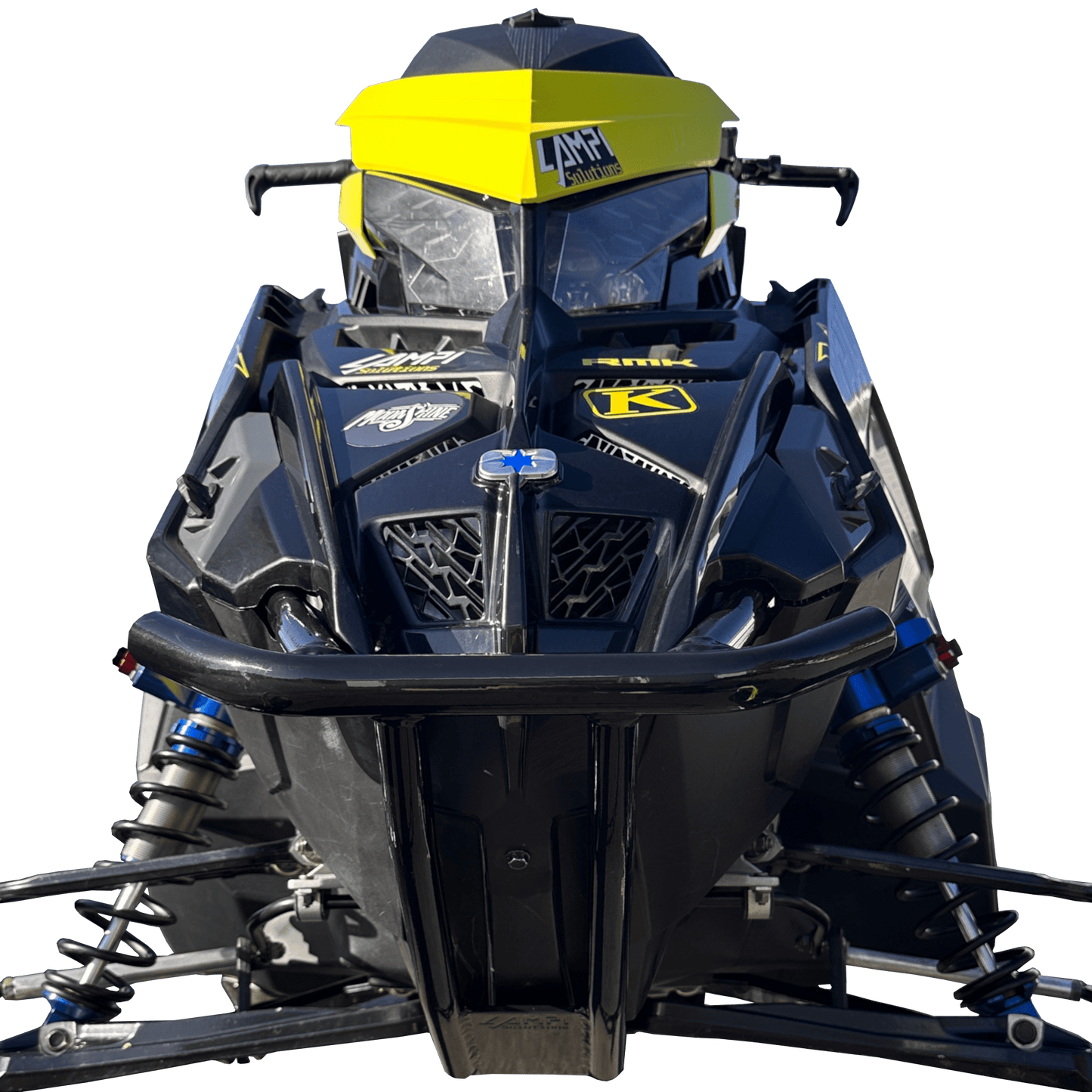 Polaris Axys / Matryx Etupuskuri, Puolikiiltävä musta